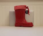 Bota agua roja rayas