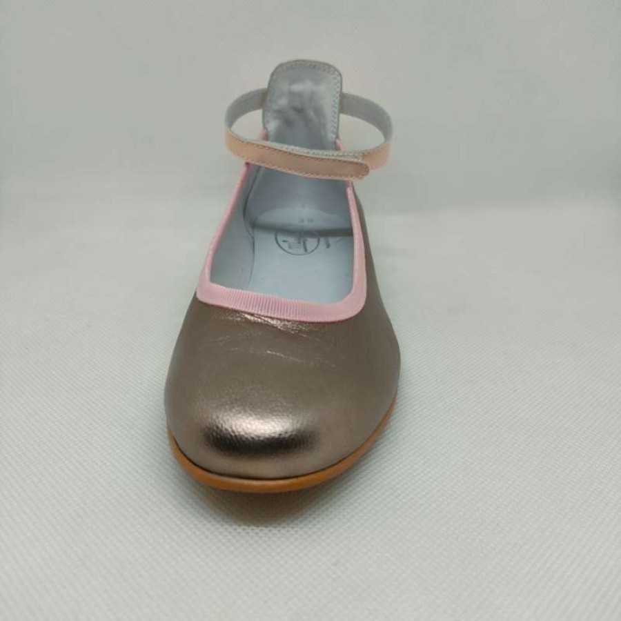 Bailarina Napa Charol Maquillaje Velcro - Imagen 2