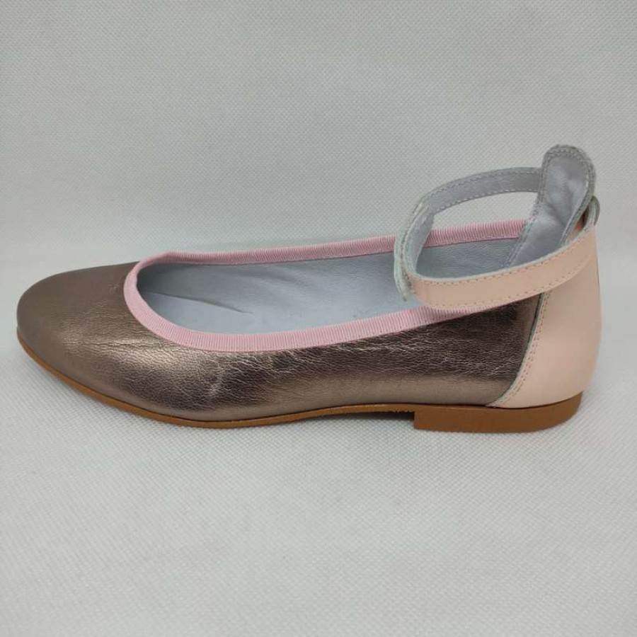 Bailarina Napa Charol Maquillaje Velcro - Imagen 4