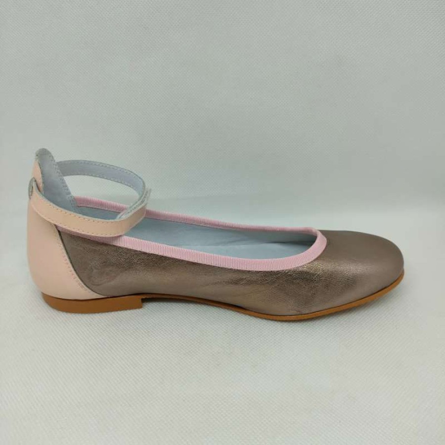 Bailarina Napa Charol Maquillaje Velcro - Imagen 5