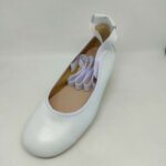 Bailarina Cinta Trasera Blanca