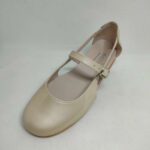 Mercedita hebilla abierta beige