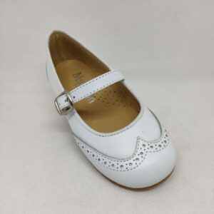 Mercedita Napa Blanco Hebilla