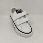 Zapatilla Tela Blanca Velcro