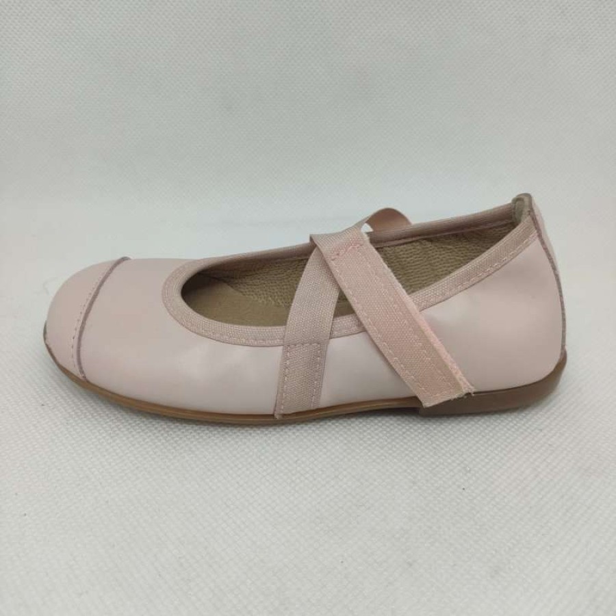 Manoletina napa cruzada rosa - Imagen 4