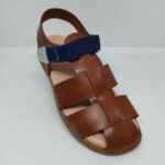 Sandalia Cangrejera Piel Camel