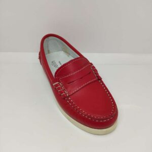 Zapato Naútico Napa Roja