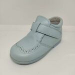 Bota picado velcro Celeste