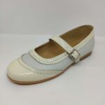 Mercedita Napa Charol Beige con Hebilla