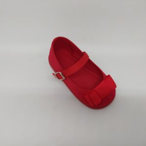 Mercedita lazo tela Rojo
