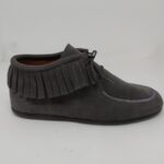Zapato fleco serraje gris