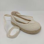 Bailarina Lino Beige esparto Atada