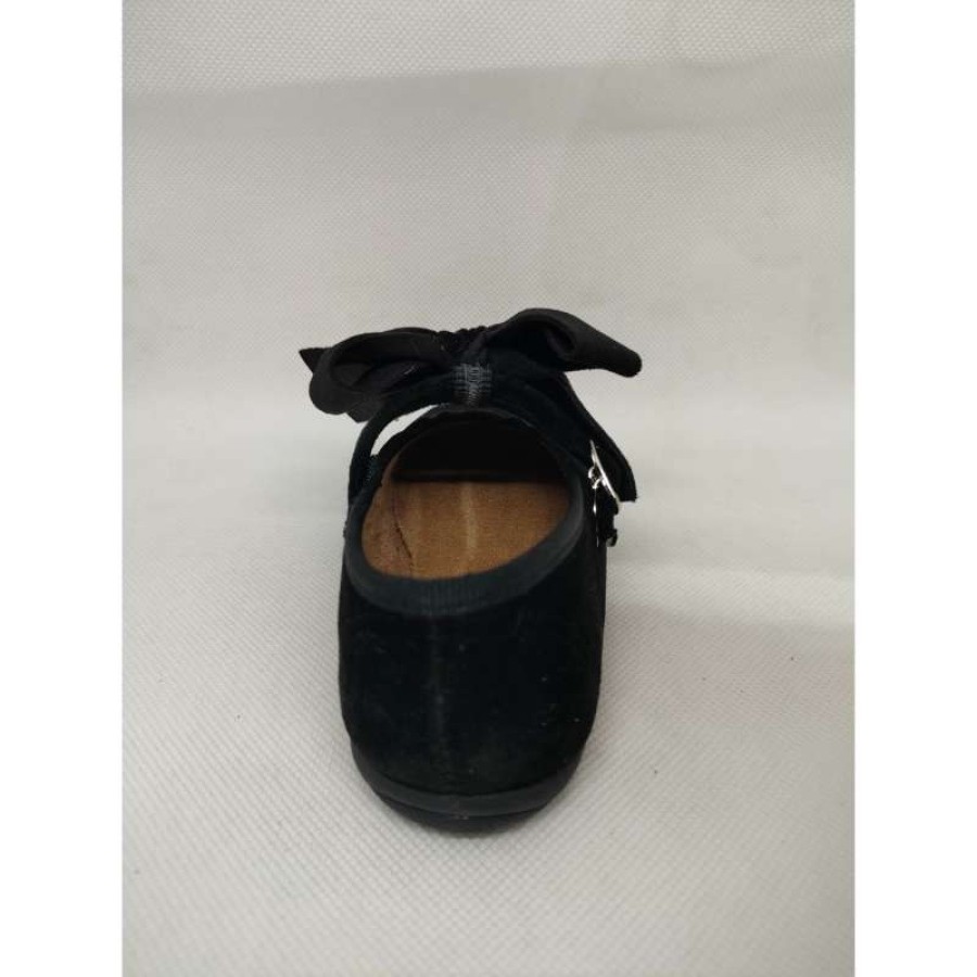 Mercedita Terciopelo Negro Lazo Hebilla - Imagen 4