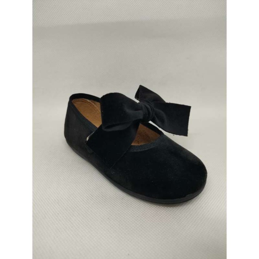 Mercedita Terciopelo Negro Lazo Hebilla - Imagen 5