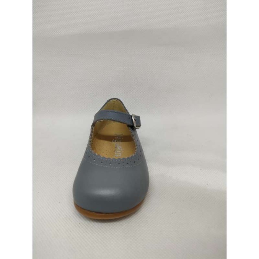 Mercedita Napa Gris Perla Hebilla - Imagen 3