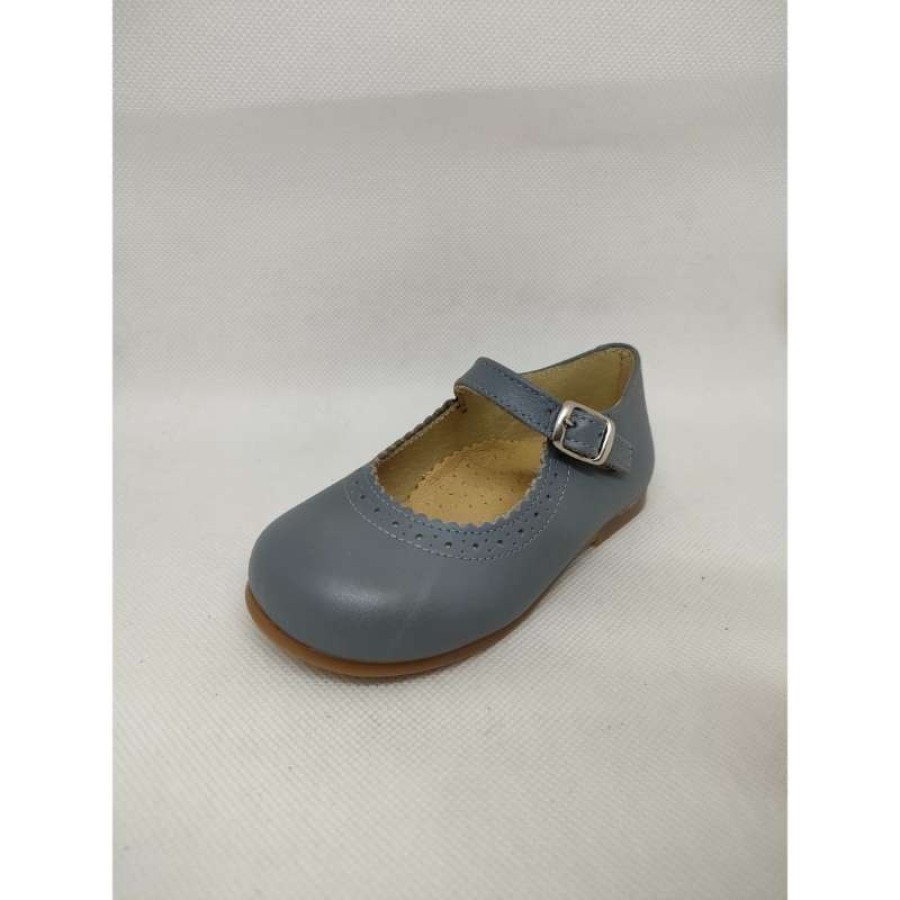Mercedita Napa Gris Perla Hebilla - Imagen 5