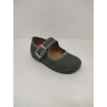 Mercedita Terciopelo Gris Hebilla