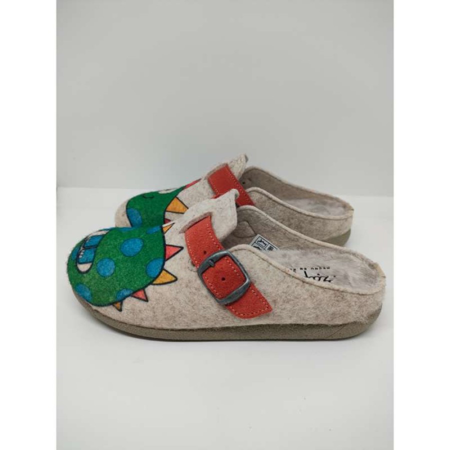 Zapatilla Casa Felpa Dragón Hebilla - Imagen 5