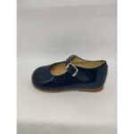 Mercedita Charol Azul Hebilla