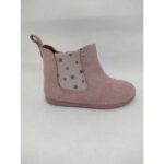 Bota Alta serraje Rosa Estrellitas Cremallera