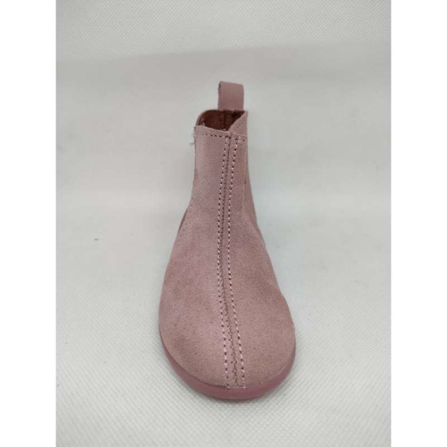 Bota Alta serraje Rosa Estrellitas Cremallera - Imagen 3