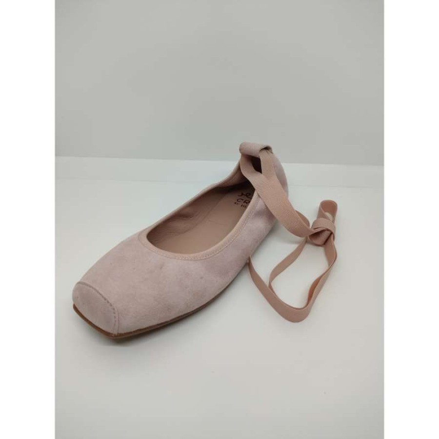 Bailarina Ante Rosa Empolvado Cinta - Imagen 5