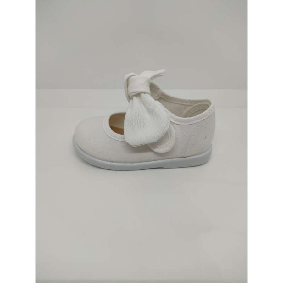 Mercedita Lona Blanco Lazada Velcro - Imagen 2