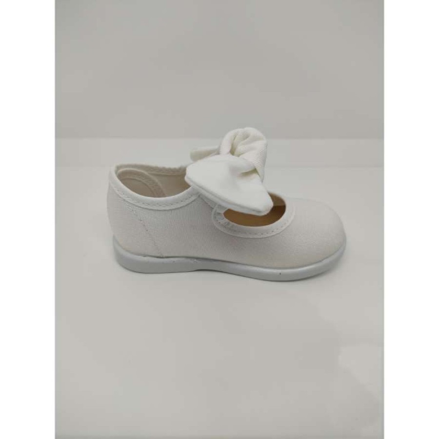 Mercedita Lona Blanco Lazada Velcro - Imagen 4
