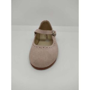 Mercedita Serraje Picado Rosa Empolvado Hebilla