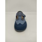 Pepito Lino Serraje Azul Jeans Hebilla