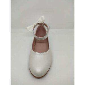 Mercedita Piel Blanco Nupcial Pulsera Piel Velcro Cinta