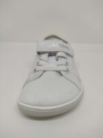 Zapatilla Barefoot Malla Blanca Cierre Cordón+Velcro