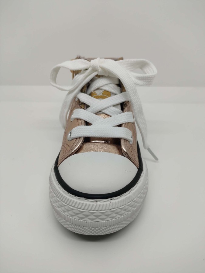 Bota Deportiva Piel Leopatdo Cobre