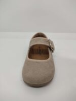 Mercedita Terciopelo Beige Hebilla