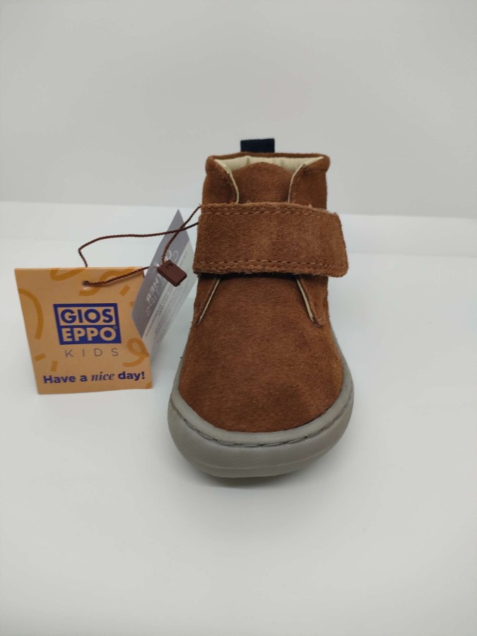 Bota Serraje Camel-Azul Velcro Gioseppo