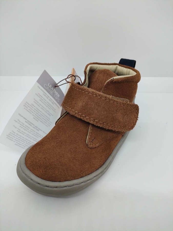 Bota Serraje Camel-Azul Velcro Gioseppo - Imagen 5
