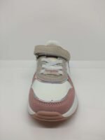 Zapatilla Deportiva Unicornio Plata Luces Velcro Cordon Elástico