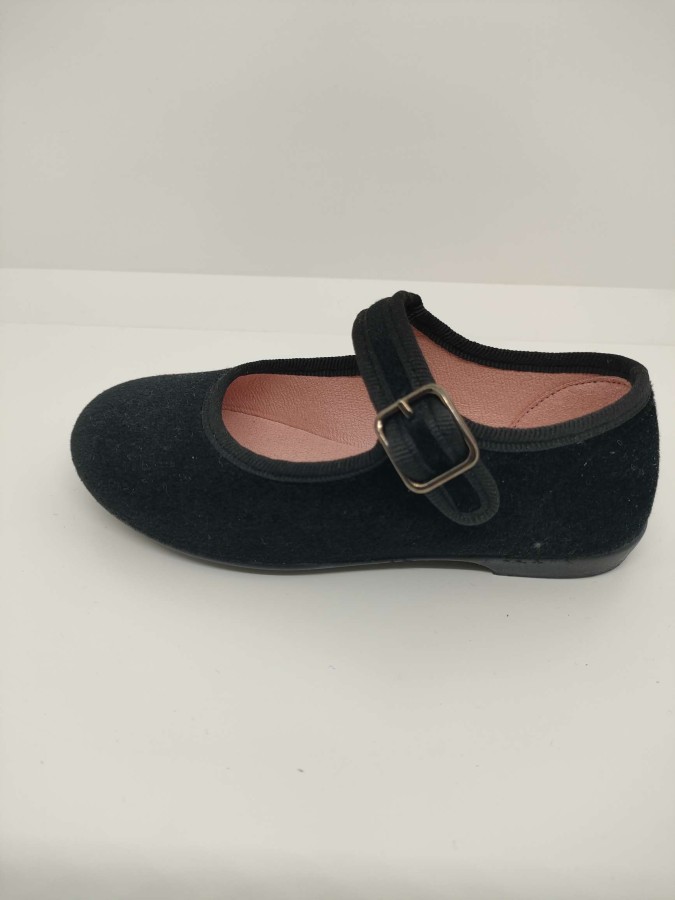 Mercedita Terciopelo Negro Hebilla - Imagen 2