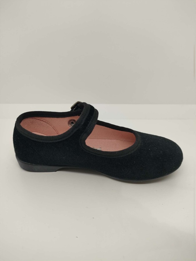 Mercedita Terciopelo Negro Hebilla - Imagen 4