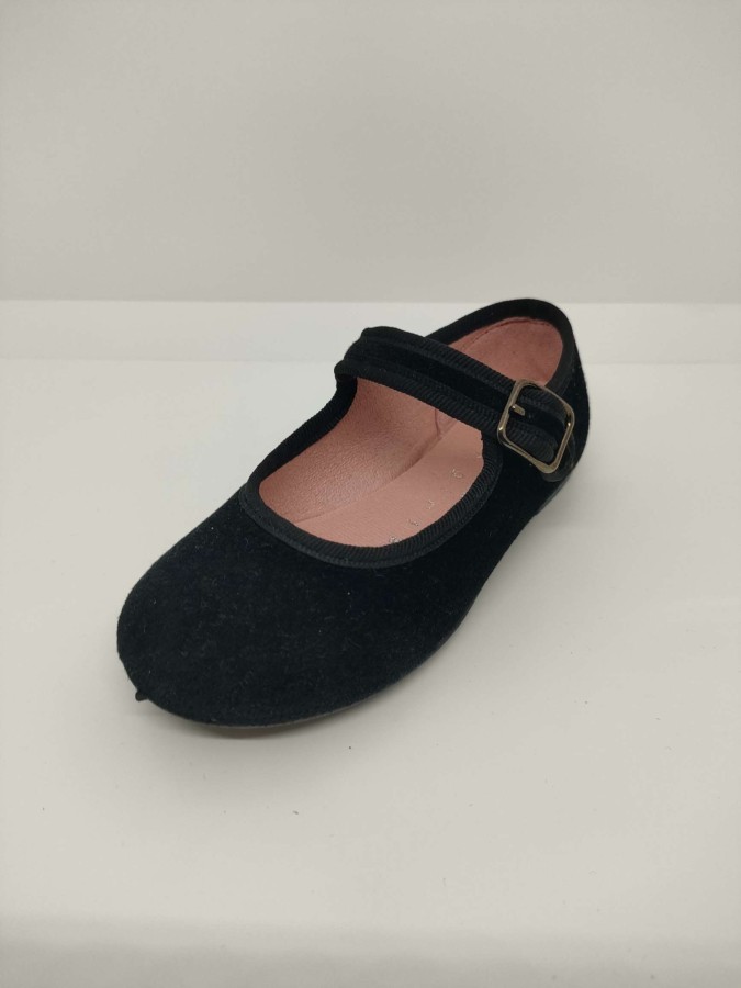 Mercedita Terciopelo Negro Hebilla - Imagen 5