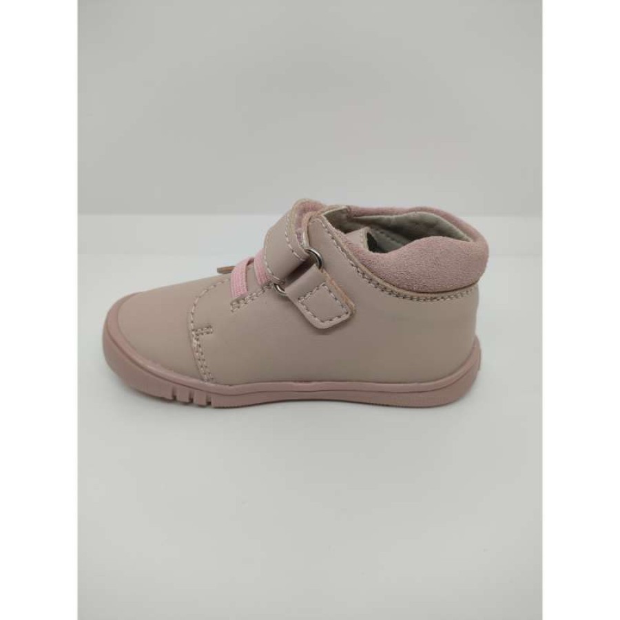 Bota Piel Rosa Respetuoso Velcro y Cordón Elástico Pirufin - Imagen 4