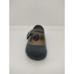 Mercedita Terciopelo Gris Hebilla Vulpeques