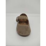 Mercedita Tercipelo Beige Hebilla Vulpeques