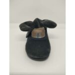 Mercedita Terciopelo Gris Lazo Velcro Andrea