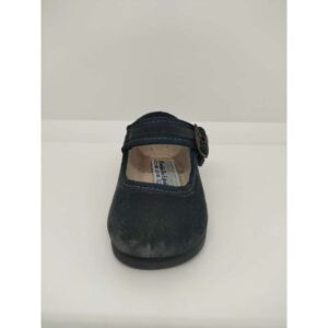 Mercedita Terciopelo Gris Hebilla Andrea