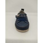 Zapatilla Piel Azul Velcro-Goma Zapy