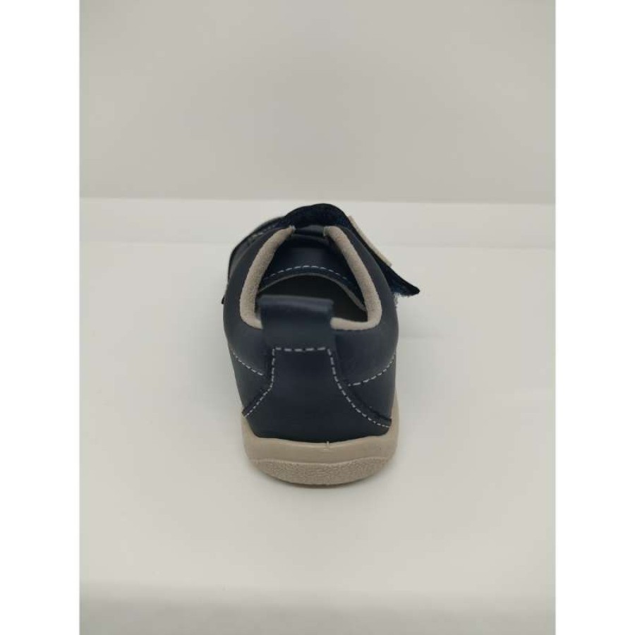 Zapatilla Piel Azul Velcro-Goma Zapy - Imagen 3