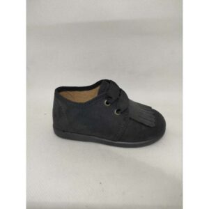 Blucher Serraje Gris Flecos Cordón