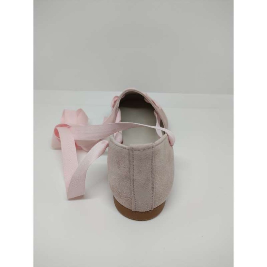 Bailarina Ante Cinta Atada Rosa - Imagen 3