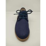 Blucher Lino Marino Cordón azul